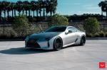 Lexus LC500 Liquid Platinum on Vossen Wheels (HF-3) 2019 года